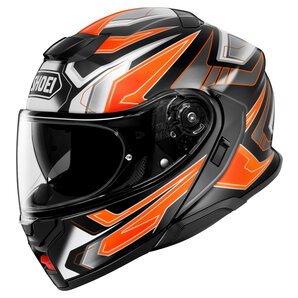 Shoei Neotec 3 Anthem TC-8 Klapphelm Schwarz Orange Weiss Grau von Shoei