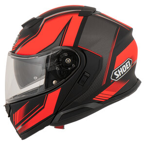 Shoei Neotec 3 Grasp TC-1 Klapphelm Schwarz Rot Anthrazit Grau von Shoei