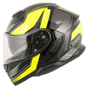 Shoei Neotec 3 Grasp TC-3 Klapphelm Schwarz Gelb Anthrazit Grau von Shoei