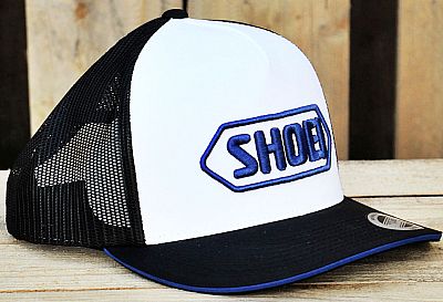 Shoei Trucker, Kappe - Weiß/Blau - Einheitsgröße von Shoei