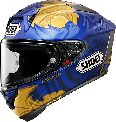 Shoei X-SPR Pro Marquez Thai, Integralhelm - Blau/Gold - L von Shoei