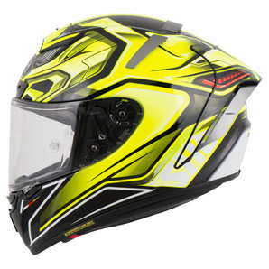 Shoei X-Spirit III Aerodyne TC-3 Integralhelm Metallic Gelb Schwarz Weiss von Shoei