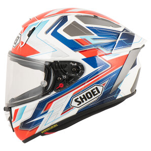 X-SPR Pro Escalate TC-10 Integralhelm Rot Weiss Blau Anthrazit Shoei von Shoei