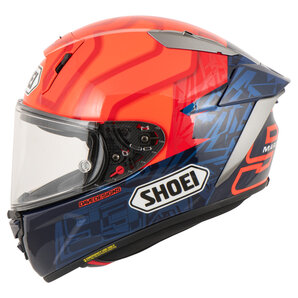 X-SPR Pro Marquez7 TC-1 Integralhelm Rot Blau Schwarz Weiss Shoei von Shoei