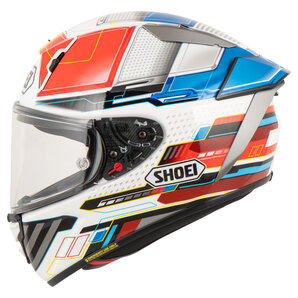 X-SPR Pro Proxy TC-10 Integralhelm Weiss Rot Blau Gelb Anthrazit Shoei von Shoei