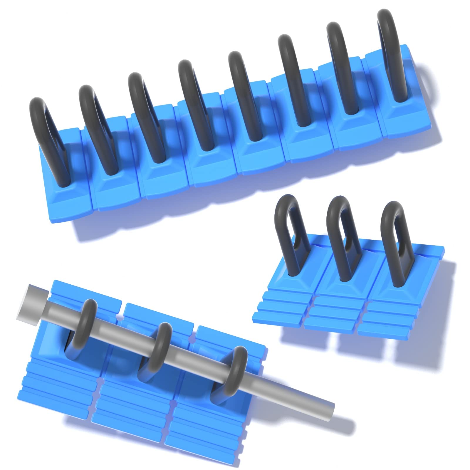 Shonwin Ausbeulwerkzeug Dellen Repair Puller,Heavy Duty Auto Glue Tabs Tools, Auto Strong Glue Puller Tabs für Paintless Dellen Reparaturset(Blau) von Shonwin