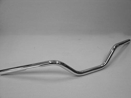 GZM Super Bar Lenker 1 Zoll (25 mm) Chrom Universal für Motorrad Harley Custom Bobber Chopper von Shop Bikers