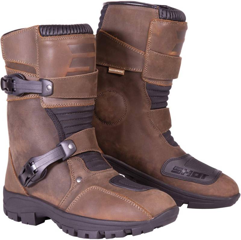 Shot ATV 2.0 Motocross Schuhe (Brown,45) von Shot Race Gear