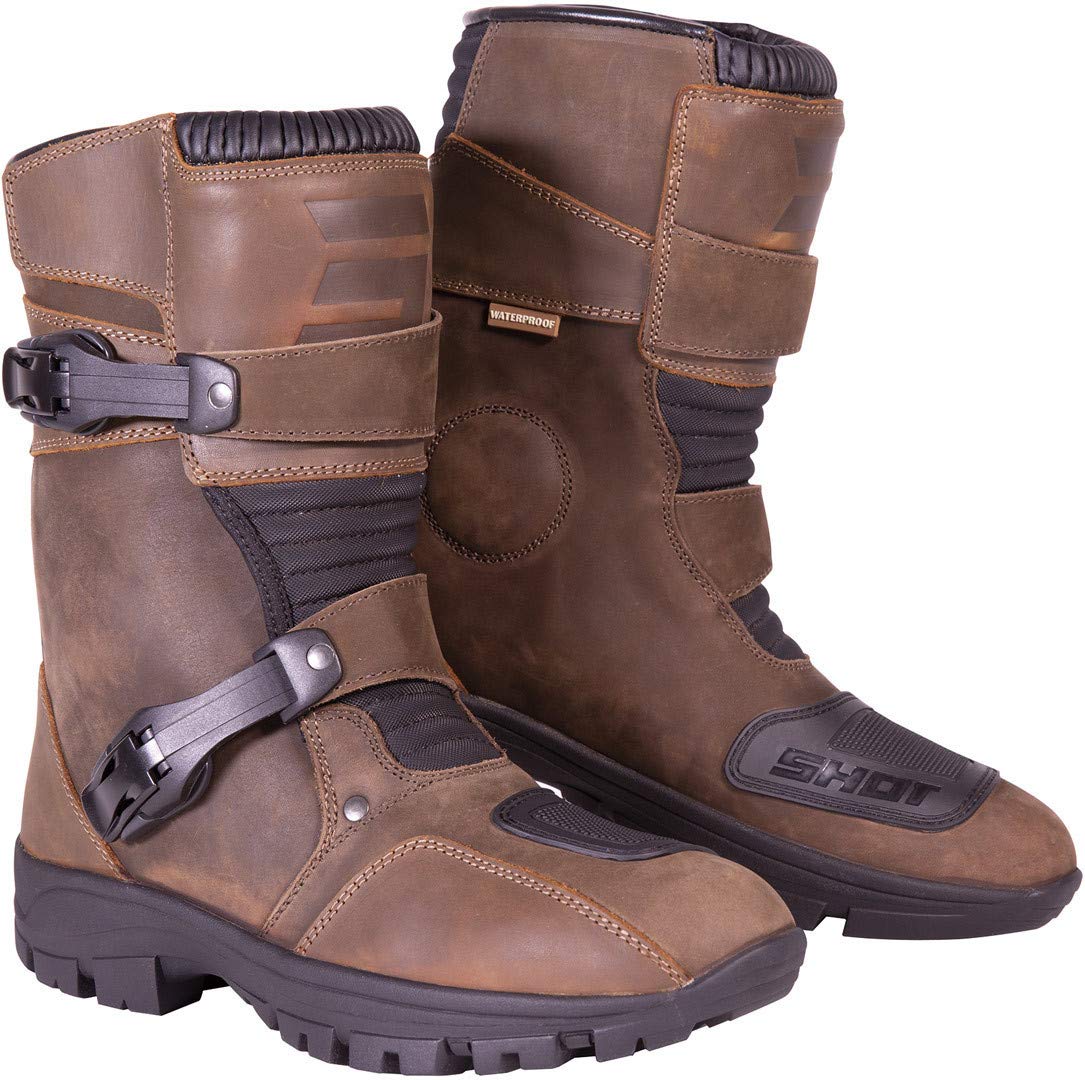 Shot ATV 2.0 Motocross Schuhe (Brown,46) von Shot Race Gear