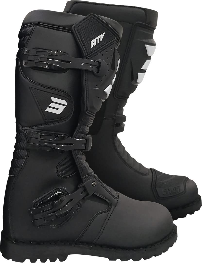 Shot ATV 2.0 WP Motocross Stiefel (Black/White,44) von Shot Race Gear