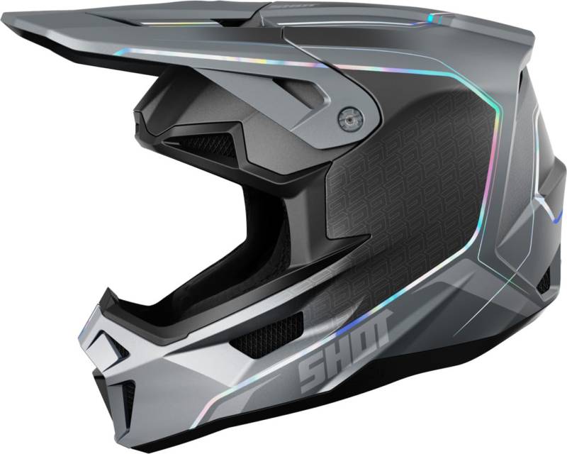 Shot Lite Challenger Motocross Helm, grau, M (57/58) von Shot Race Gear