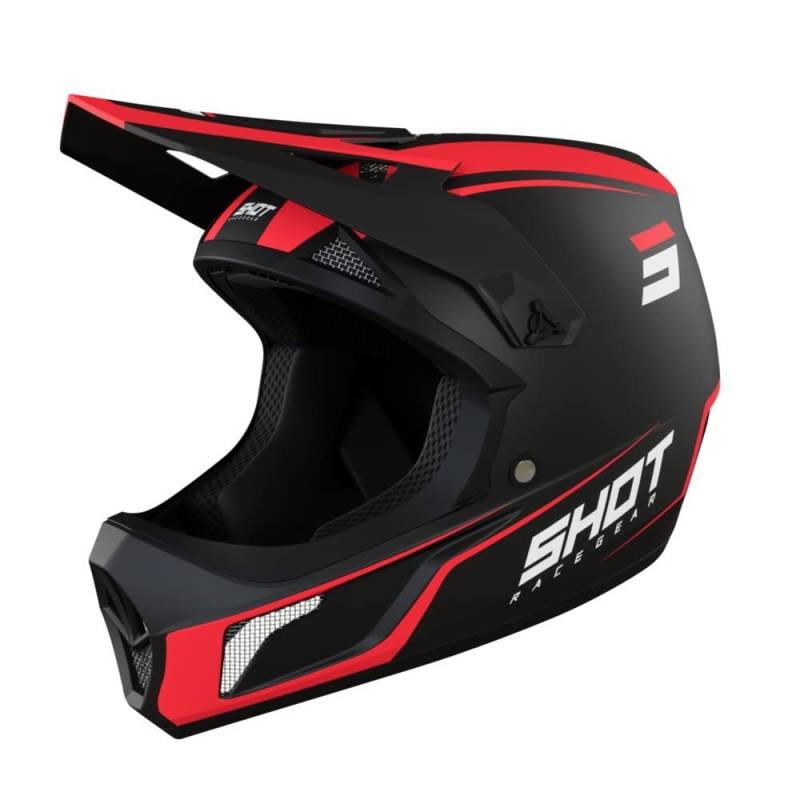 Shot Rouge United Downhillhelm von Shot Race Gear