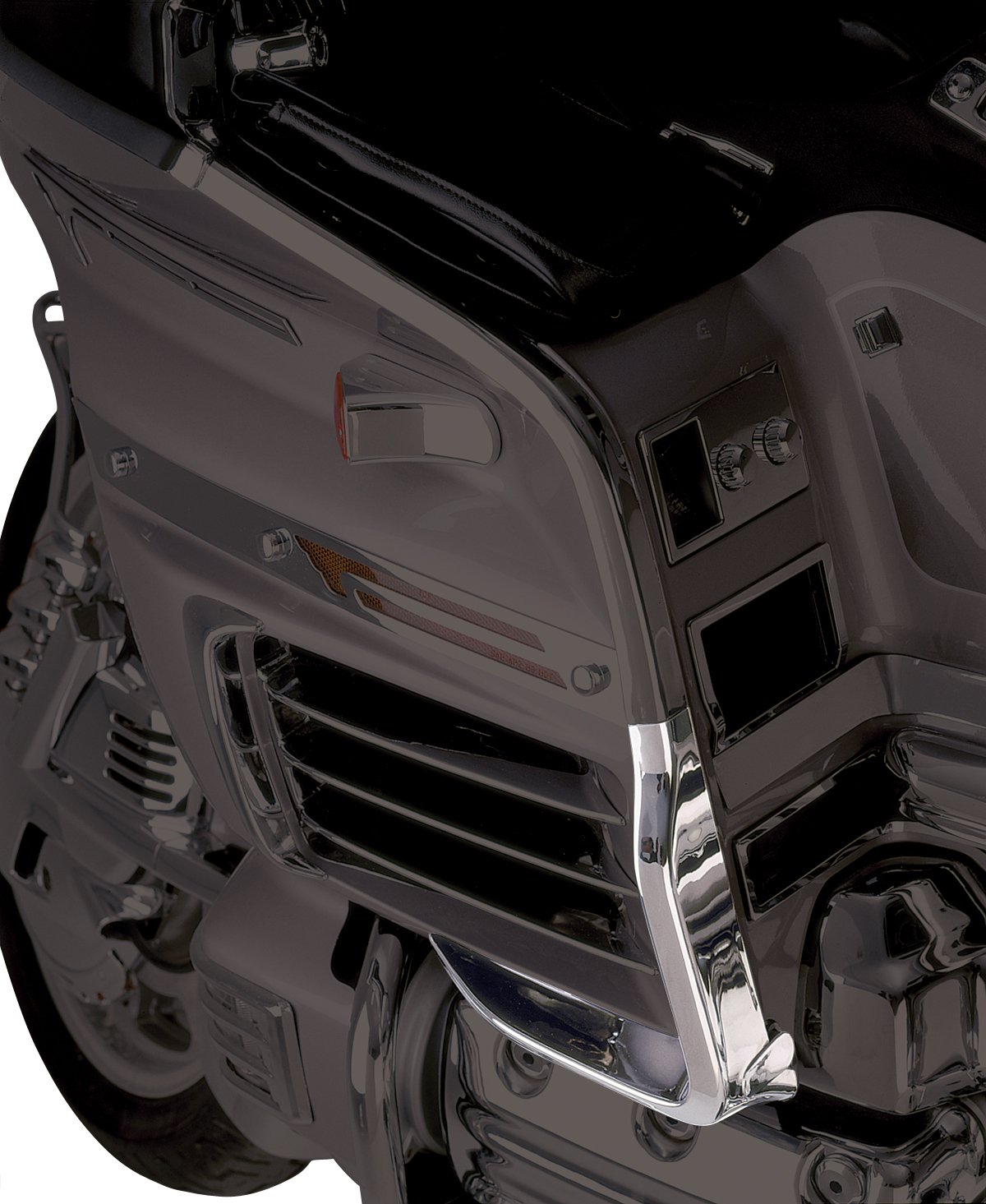 Show Chrome 52-550 Untere Motorradverkleidung Chrom Eckverkleidung für Honda Goldwing GL1500 von Show Chrome Accessories