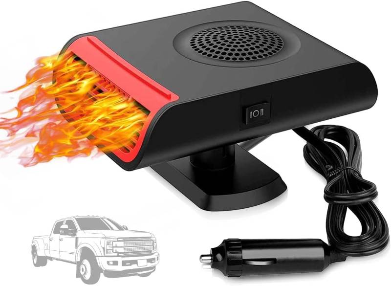 Showvigor Auto Heizung, 2 in 1 Schnelle Heizung/Kühlung Auto Heizung Tragbar Auto Wärmer für Winter Defroster für Auto Windschutzscheibe Geeignet für alle Autos, Auto von Showvigor