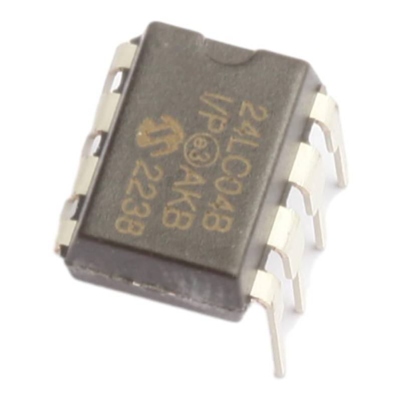 10 Stück 24LC04B-I/P DIP-8 24LC04 CMOS 4K 2-Draht SerialEEPROM Integrierte Schaltungen von Shunfaifuda