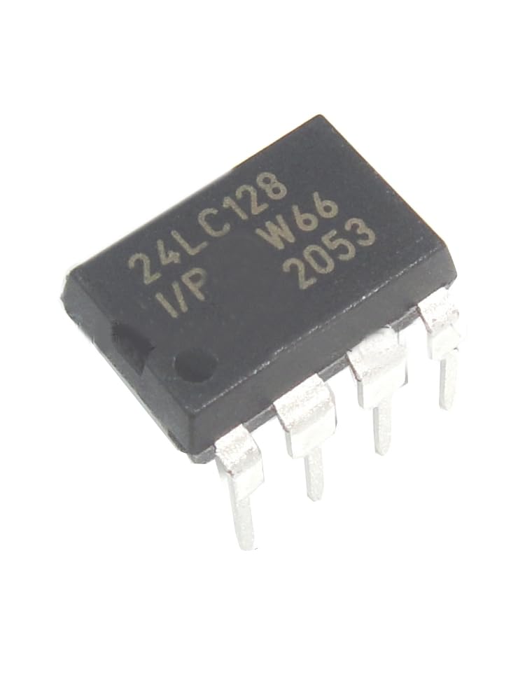 50 Stück 24LC128-I/P DIP-8 24LC128I SN CMOS Seriell EEPROM von Shunfaifuda