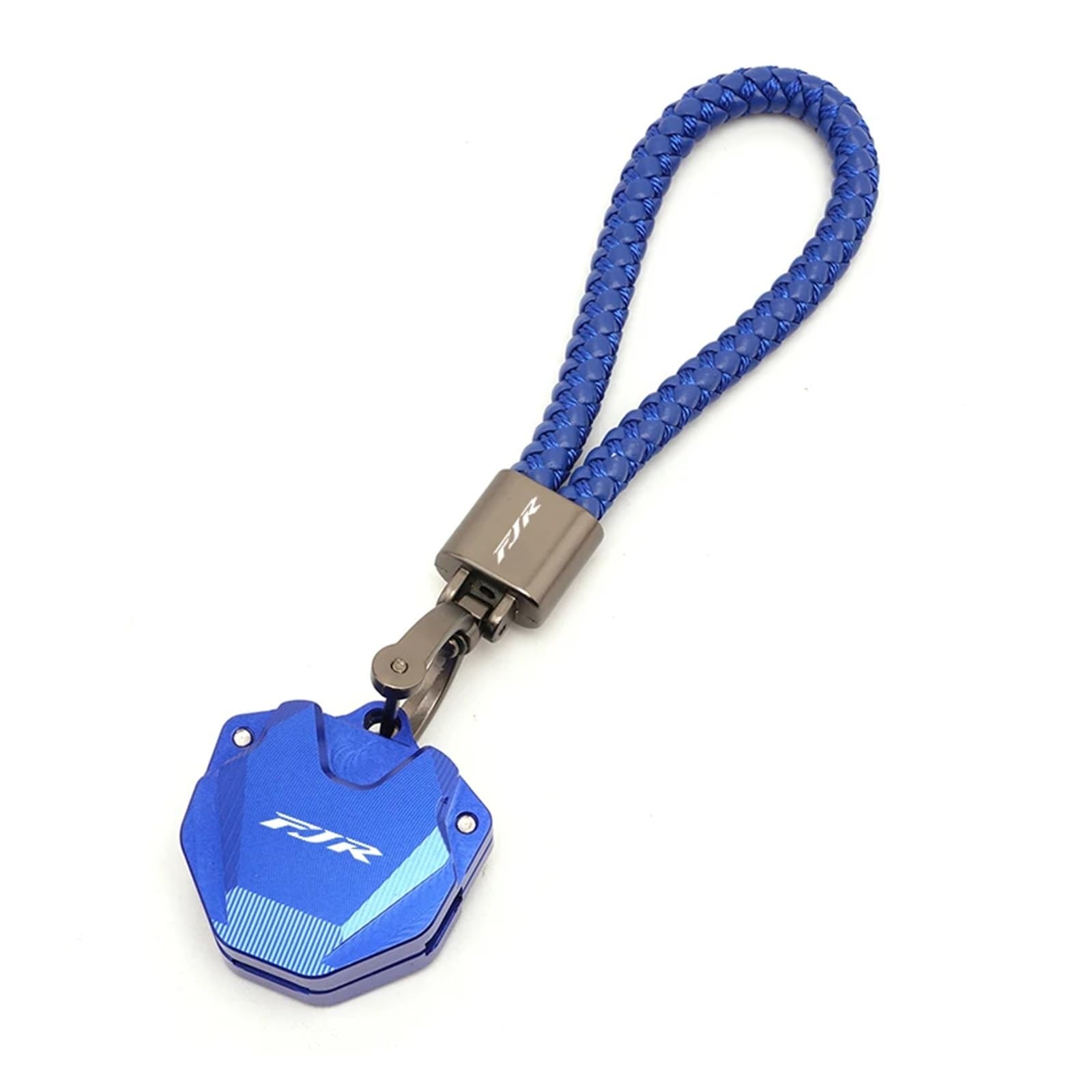 Schlüsselgehäuse aus Aluminiumlegierung Für FJR 1300 FJR1300 CNC-Schlüsselhülle, Schutzhülle, Zubehör, FJR-Motorrad-Schlüsselanhänger, Schlüsselanhänger(1 set Blue) von SiMuRYP