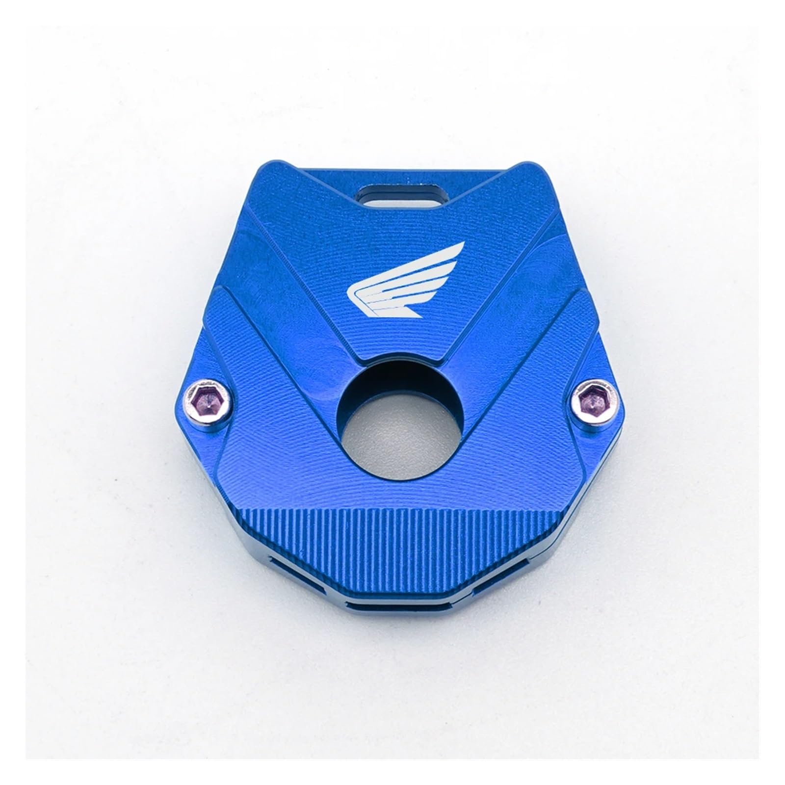Schlüsselgehäuse aus Aluminiumlegierung Für Hon@&da CB 125R 250R 300R 400X 500F 500X 650F 650R 1000R 1100 1300 Motorrad-Schlüsselanhänger Mit Stickerei(B Blue) von SiMuRYP