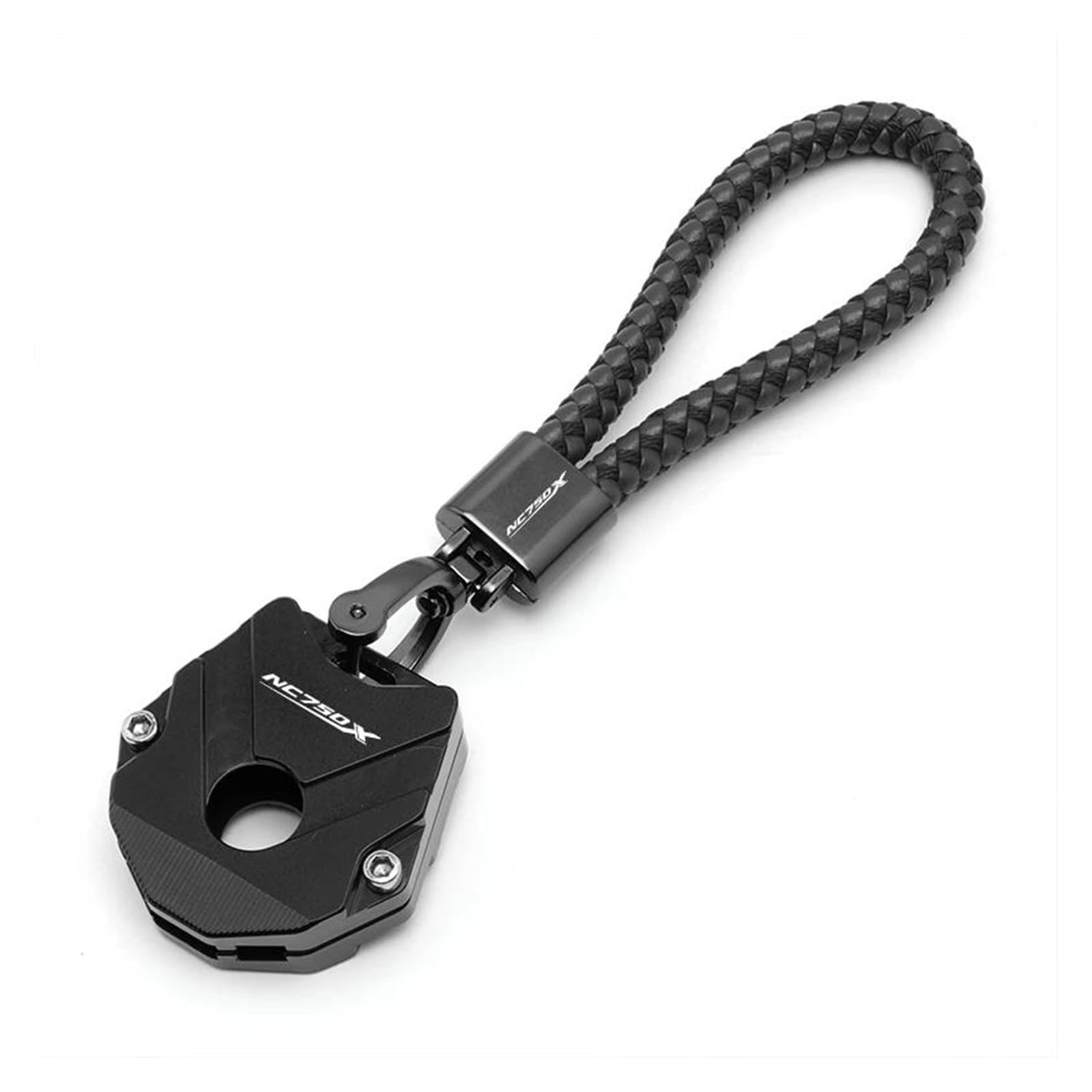 Schlüsselgehäuse aus Aluminiumlegierung Für Hon@&da Nc 750X 750 X 2013-2012 Motorradschlüsselhülle, Schutzhülle, Schlüsselanhänger, Schlüsselanhänger, Zubehör(1 set of black) von SiMuRYP
