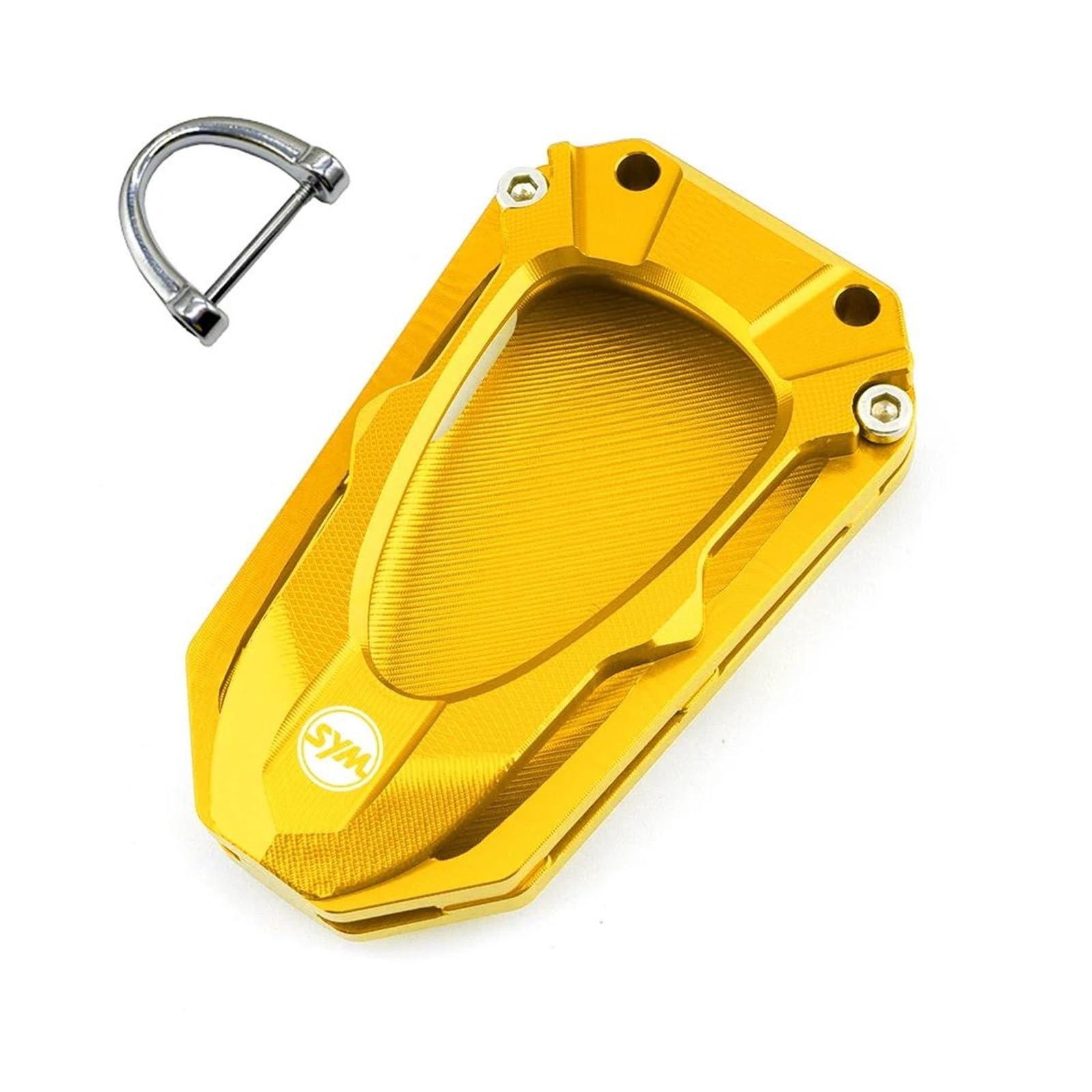 Schlüsselgehäuse aus Aluminiumlegierung Für SYM Jetx Jet X 125 150 X125 X150 CNC-Aluminium-Motorrad-Schlüsselhülle, Schutzhülle Und Schlüsselanhänger-Zubehör(Yellow,AA) von SiMuRYP