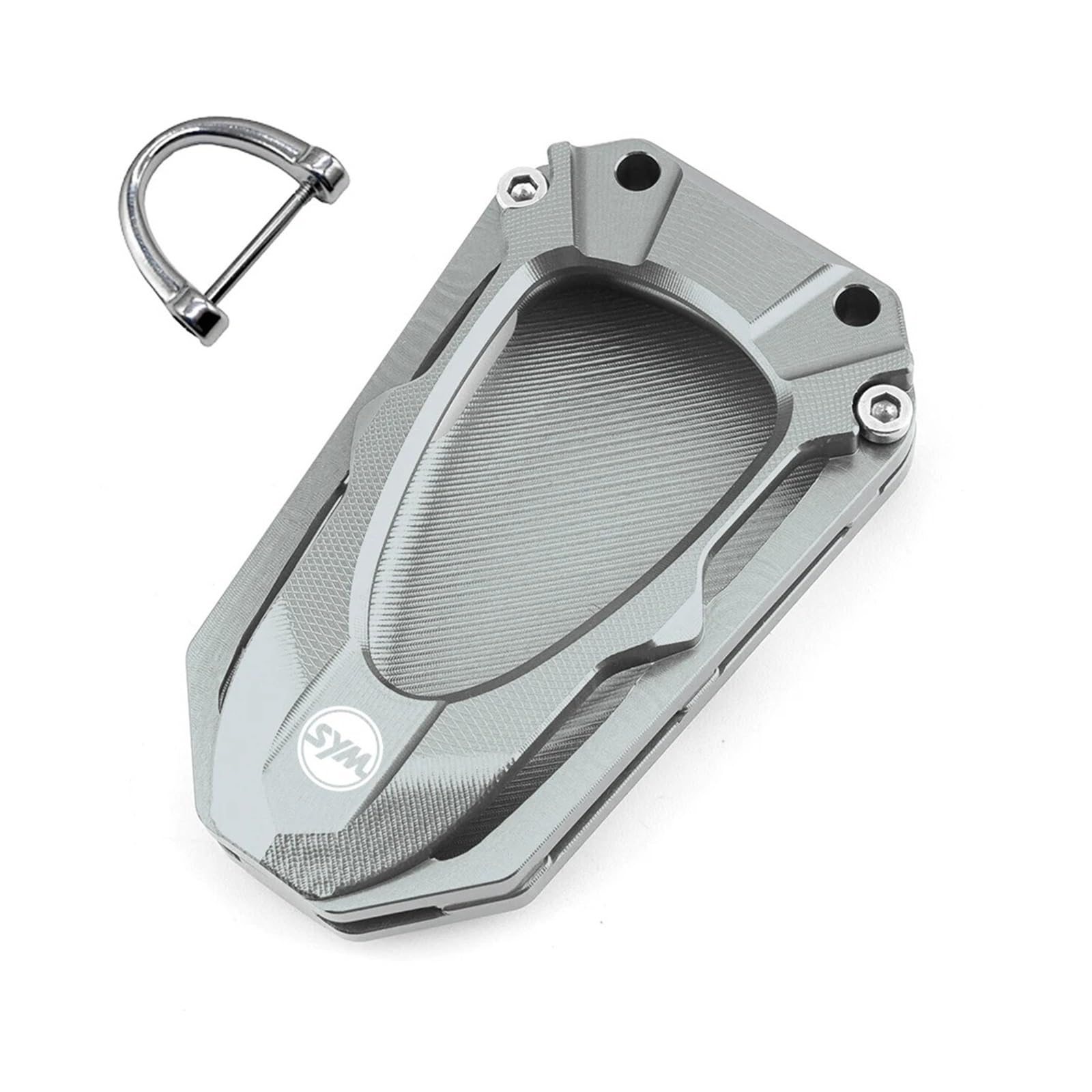 Schlüsselgehäuse aus Aluminiumlegierung Für SYM Jetx Jet X 125 150 X125 X150 CNC Moto Schlüsselhülle Hülle Shell Cap & Schlüsselanhänger Schlüsselanhänger Schlüsselanhänger Motorradzubehör(Key cover T von SiMuRYP