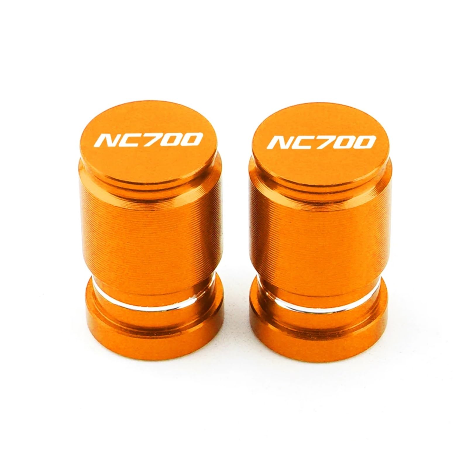 Ventildeckel für Motorradreifen Für Hon@&da NC700 NC 700 Nc700 Motorrad Zubehör Rad Reifen CNC Aluminium Ventil Stem Caps Luftdichte Abdeckungen(Orange) von SiMuRYP