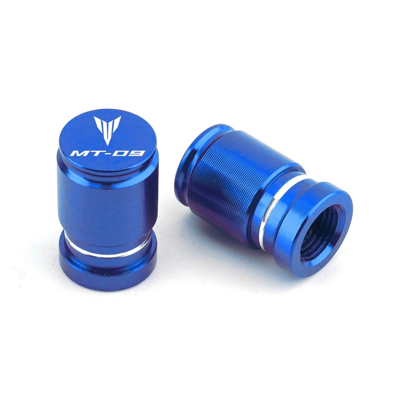 Ventildeckel für Motorradreifen Für MT-09 MT09 Mt 09 2023 2022 2021 Motorrad CNC Aluminium Rad Reifen Ventil Air Port Stem Caps Zubehör(Blue) von SiMuRYP