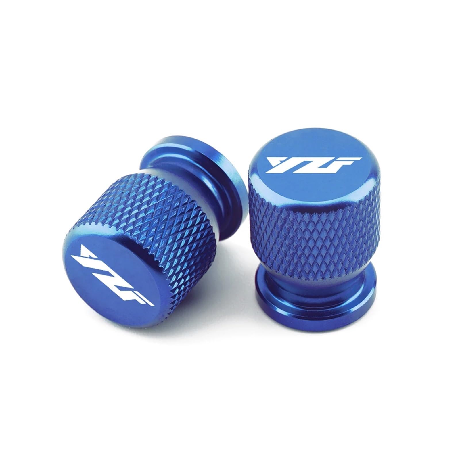 Ventildeckel für Motorradreifen for YZF R1 R3 R25 R6 R125 YZFR1 YZFR3 YZFR5 YZFR25 YZFR125 2013-2022 Motorcycle Tire Valve Caps Plug Air Port Stem Cover(Blue) von SiMuRYP