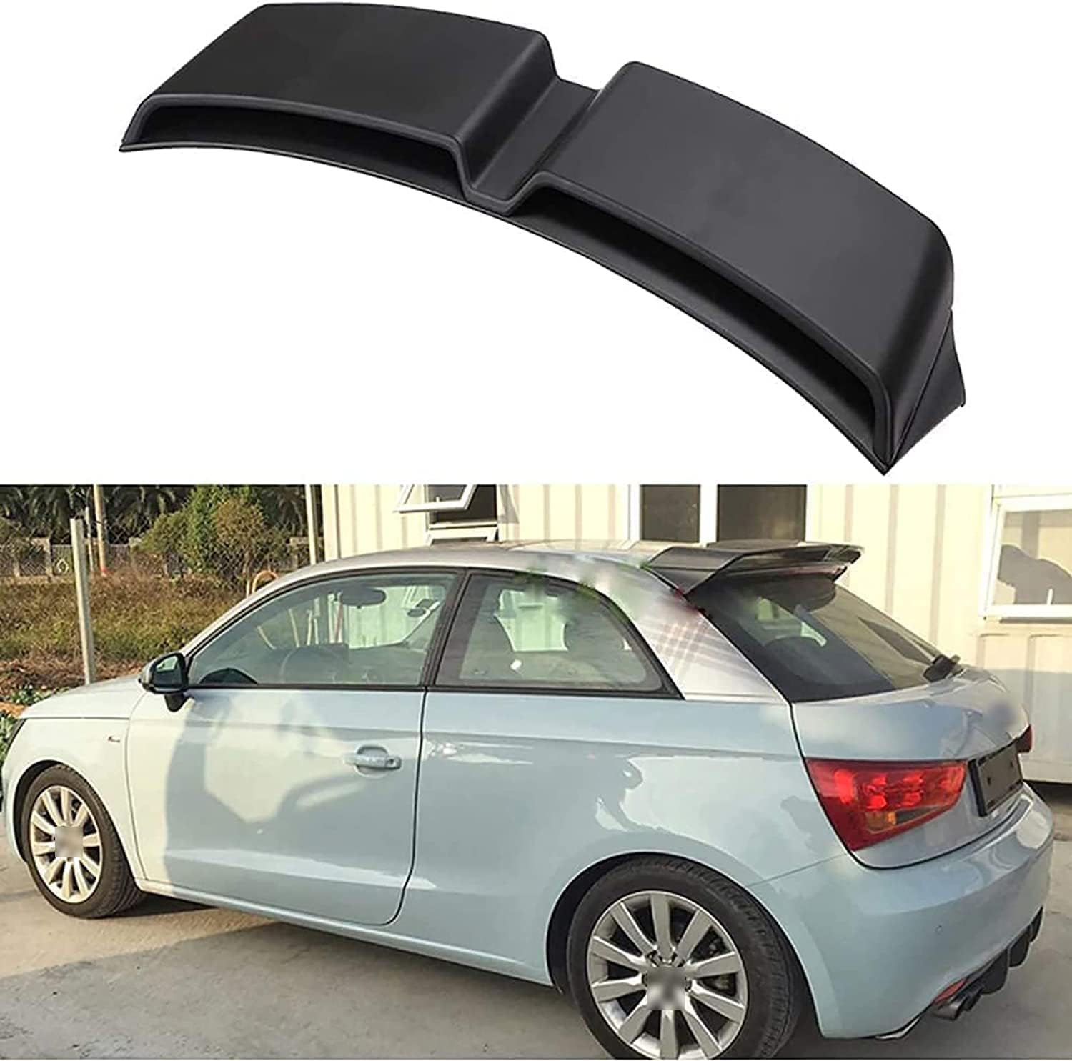 Auto Heckspoiler Für Audi A1 2010 2011 2012 2013 2014, Heckflügel Kofferraumspoiler Kofferraum Flügel Lippe Spoiler Bodykits Zubehör von SibblE