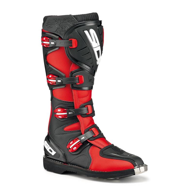 SIDI AGUEDA STIEFEL ROT SCHWARZ 45 von Sidi