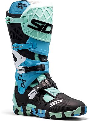 Sidi Crossair X Messy, Stiefel - Mint/Hellblau/Schwarz/Weiß - 40 EU von Sidi