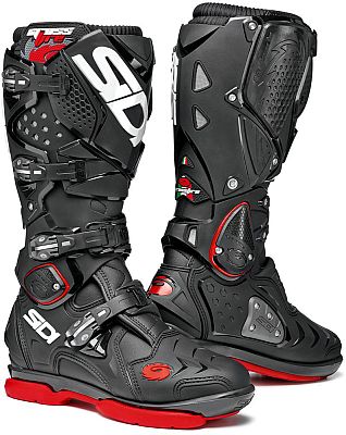 Sidi Crossfire 2 Supermoto, Stiefel - Schwarz/Rot - 42 EU von Sidi