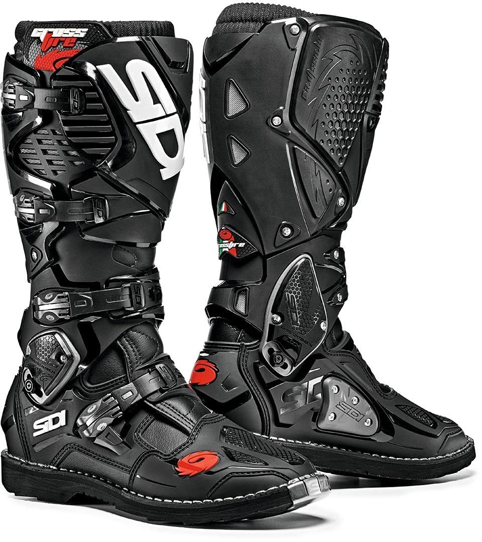 Sidi Crossfire 3 Motocross Stiefel (Black,45) von Sidi