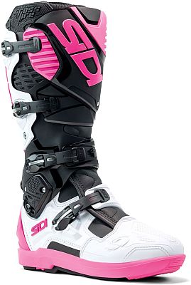 Sidi Crossfire 3 SRS, Stiefel - Schwarz/Weiß/Pink - 40 EU von Sidi