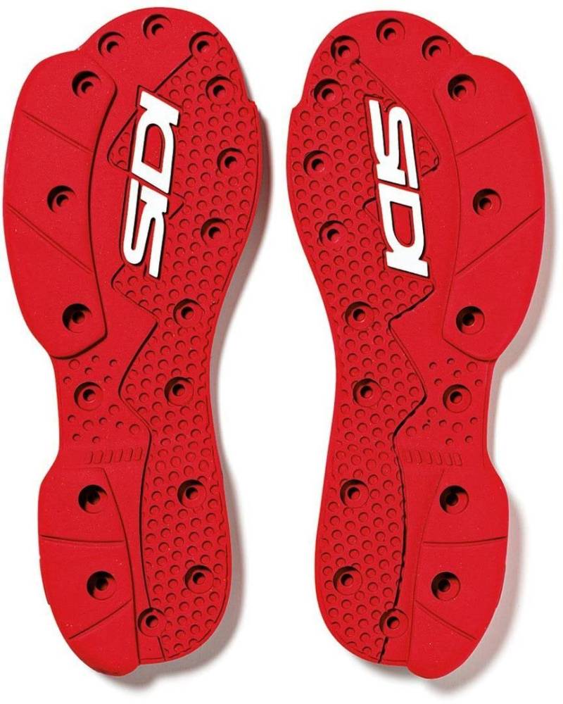 Sidi Ersatz-Stiefelsohlen Supermoto Rot Gr. 43-44 von Sidi