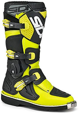 Sidi Flame, Stiefel Kinder - Schwarz/Neon-Gelb - 38 EU von Sidi