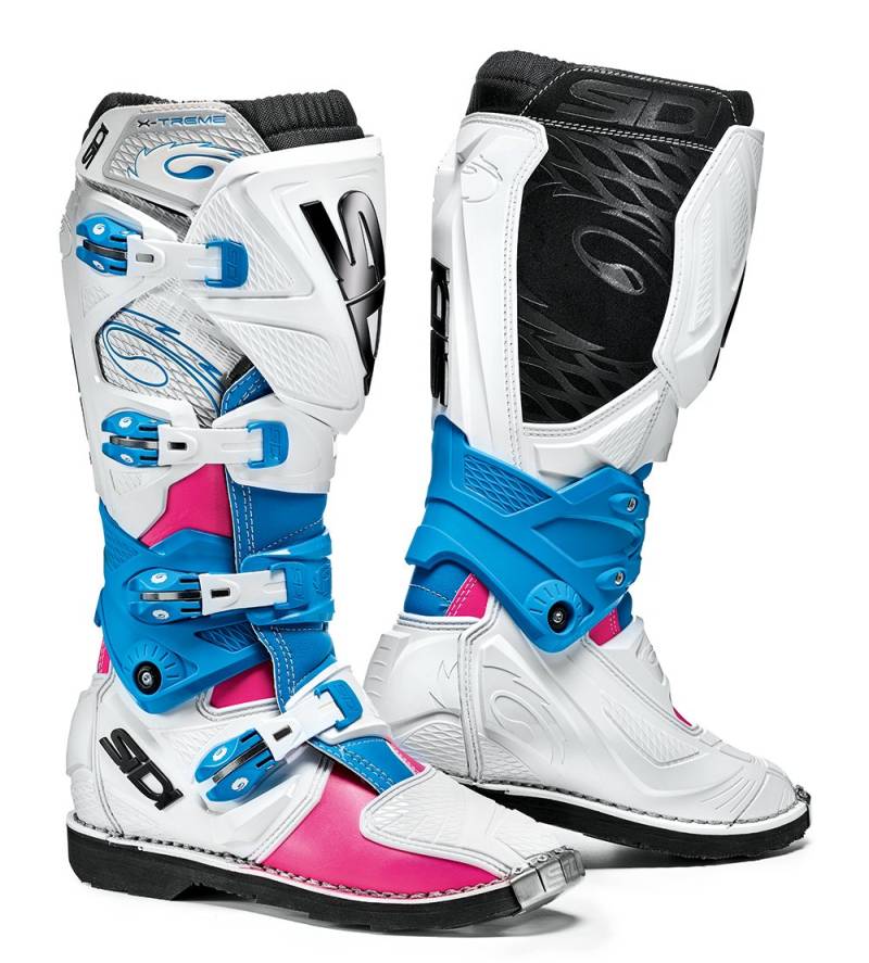 Sidi Stiefel X-3 Lei, Pink-Weiss-Hell Blau, Größe : 41 von Sidi