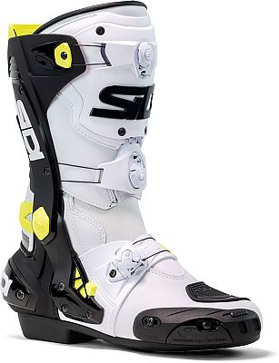 Sidi Rex, Stiefel - Weiß/Schwarz/Neon-Gelb - 39 EU von Sidi