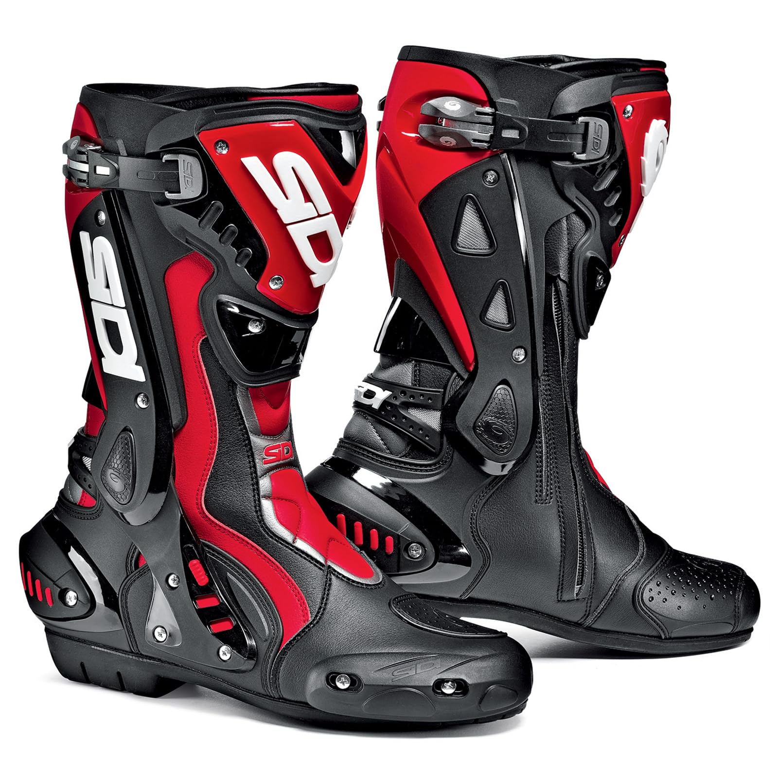 Sidi ST Motorradstiefel, Schwarz-Rot, Größe: 41 von Sidi