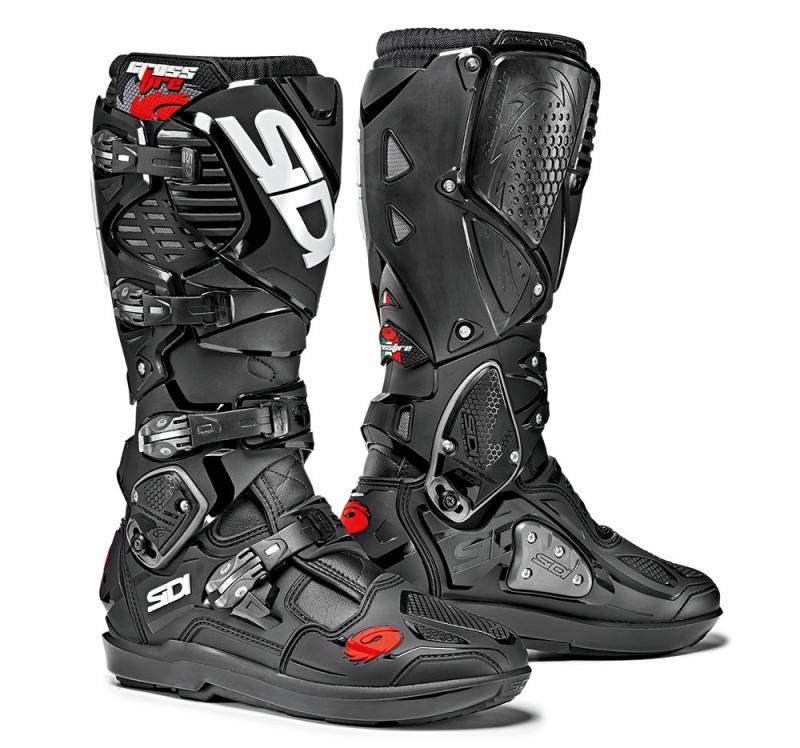 Sidi Sidi Crossfire 3 SRS Motorradstiefel, Schwarz, Größe: 43 von Sidi