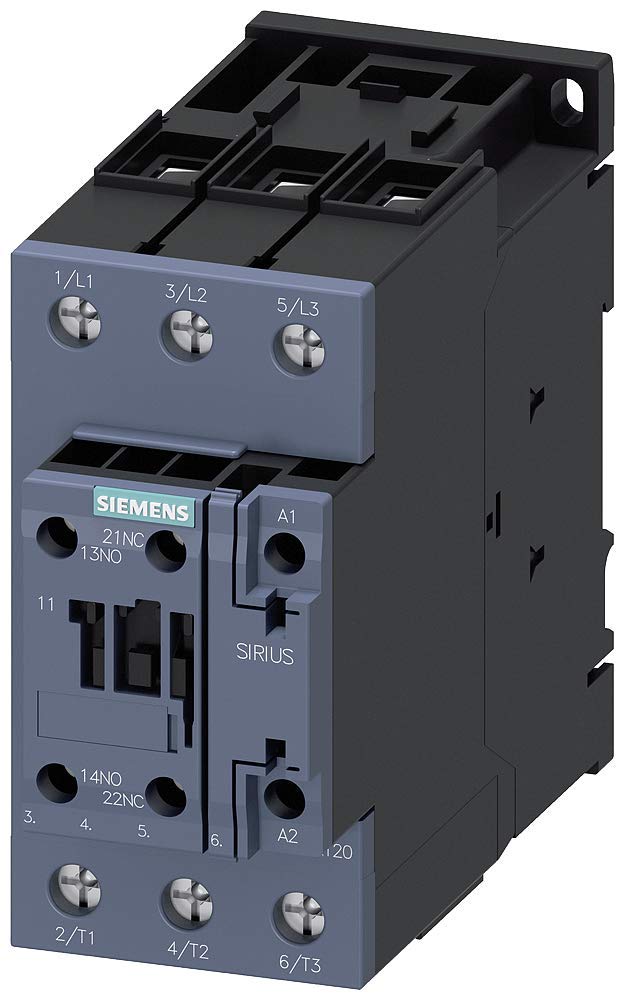 Siemens SIRIUS Schütz 50 A 230 V 22 kW 1 NA + 1NC Borne Schraube von SIEMENS