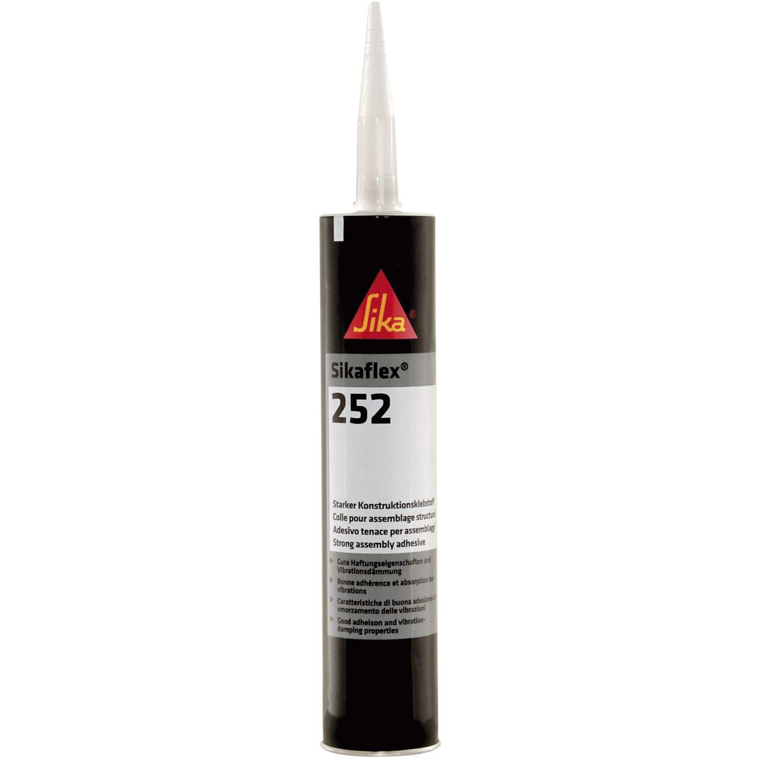 Sika 7195 Sikaflex 252 Kartusche 1 K-Klebstoff, 300ml Volumen, Schwarz von Sika