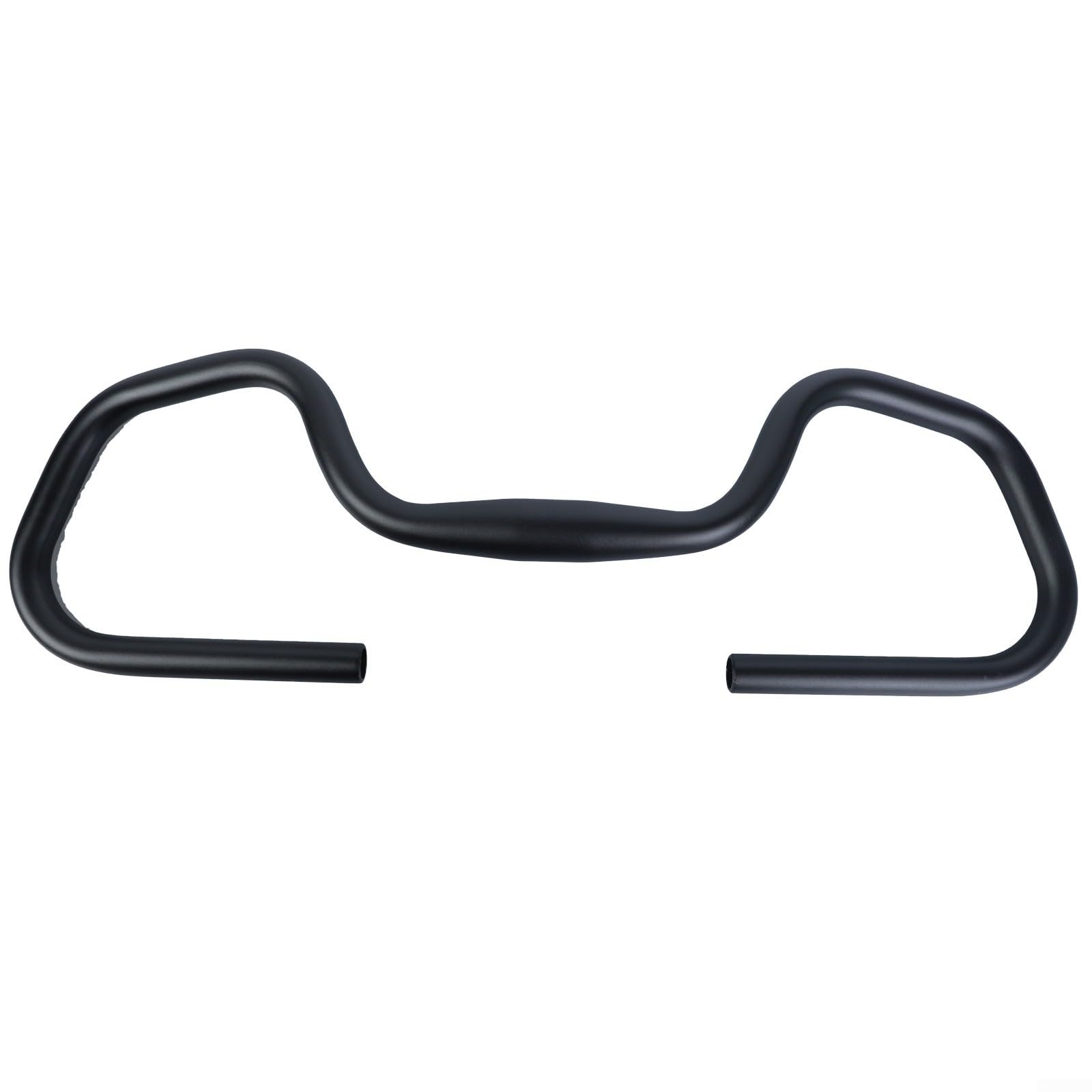 Sileduove Fahrradlenker, Schmetterlings-Lenker, breit, dreidimensional, 25,4 mm, 580 mm, schwarz, für Touren, Trekking, Radfahren, Rennrad (31,8 mm), PJ11J2MX33Y8M06B866Y von Sileduove