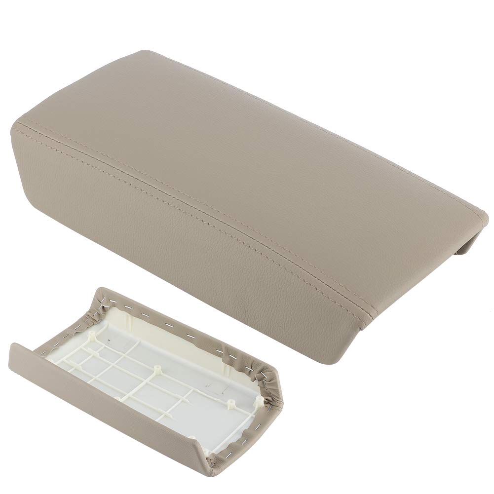 SilkRoadSupply Verbesserte Mittelkonsolen-Armlehnendeckelabdeckung für die 7. Generation 2003–2007 – Robustes und Elegantes Ersatzzubehör (Beige) von SilkRoadSupply