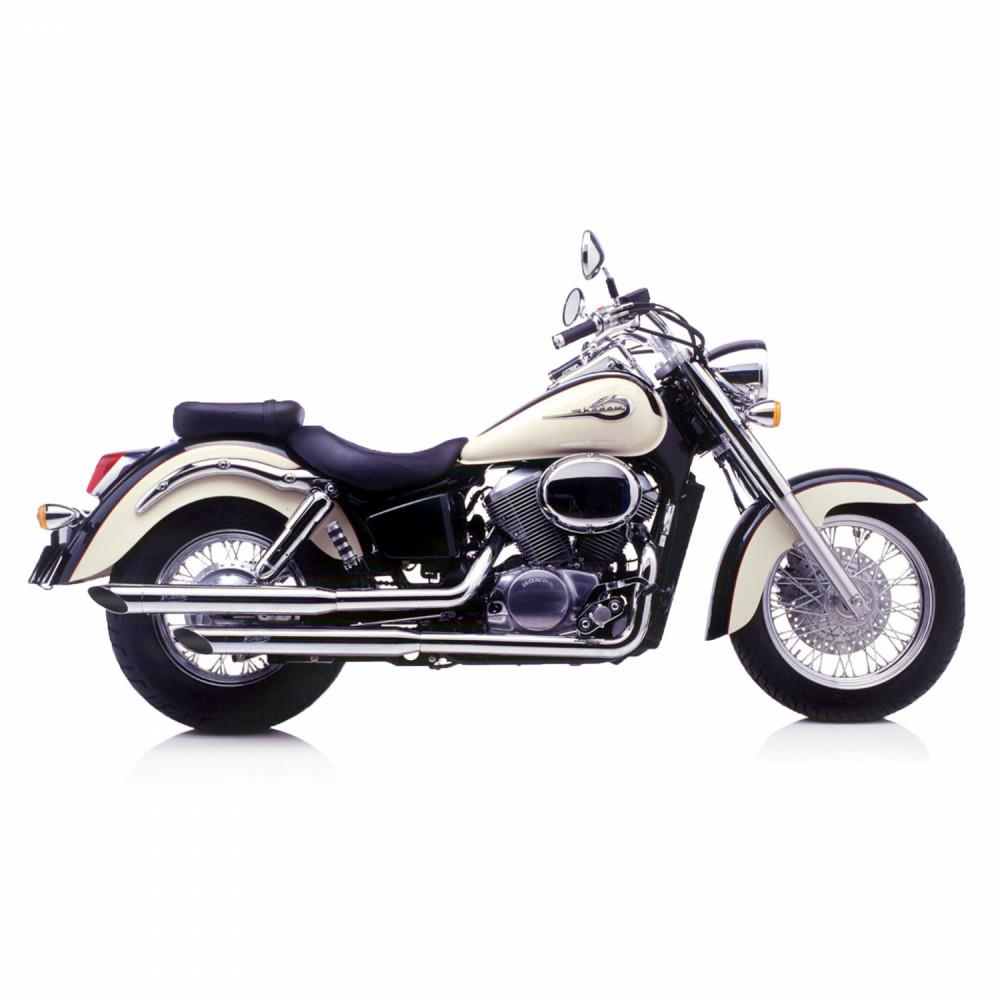 Auspuff Komplettanlage SilverTail K02 Honda VT 750 C2 ACE Shadow Bj. 1997-2001 von SilverTail