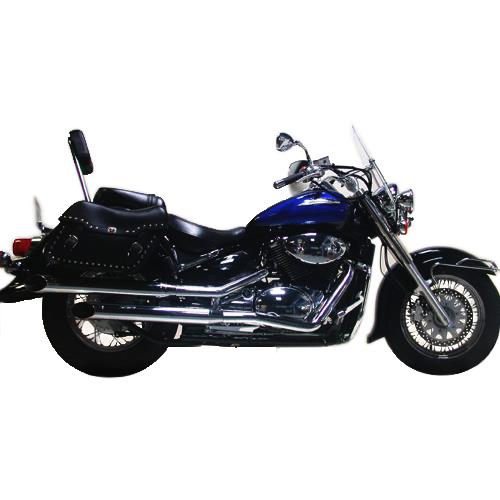 Auspuff Komplettanlage SilverTail K02 Suzuki VL 800 Intruder C / M / Volusia Bj. 2001-2012 von SilverTail