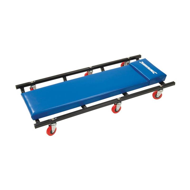 Silverline 783171 Werkstatt-Rollbrett 6 Räder, Blau , Schwarz, 915 x 460mm von Silverline