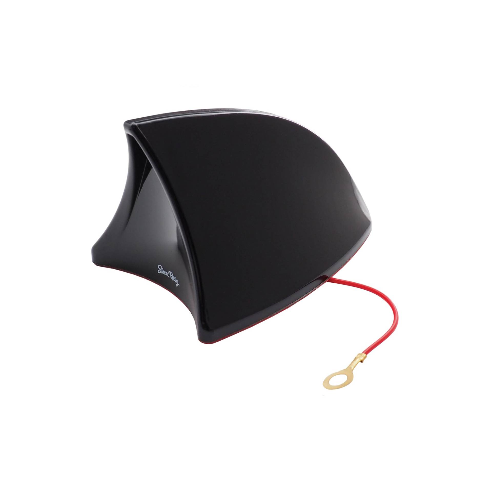 Simoni Racing ASR/05 Antenna Shark Real Fin Adhesive, Schwarz von Simoni Racing