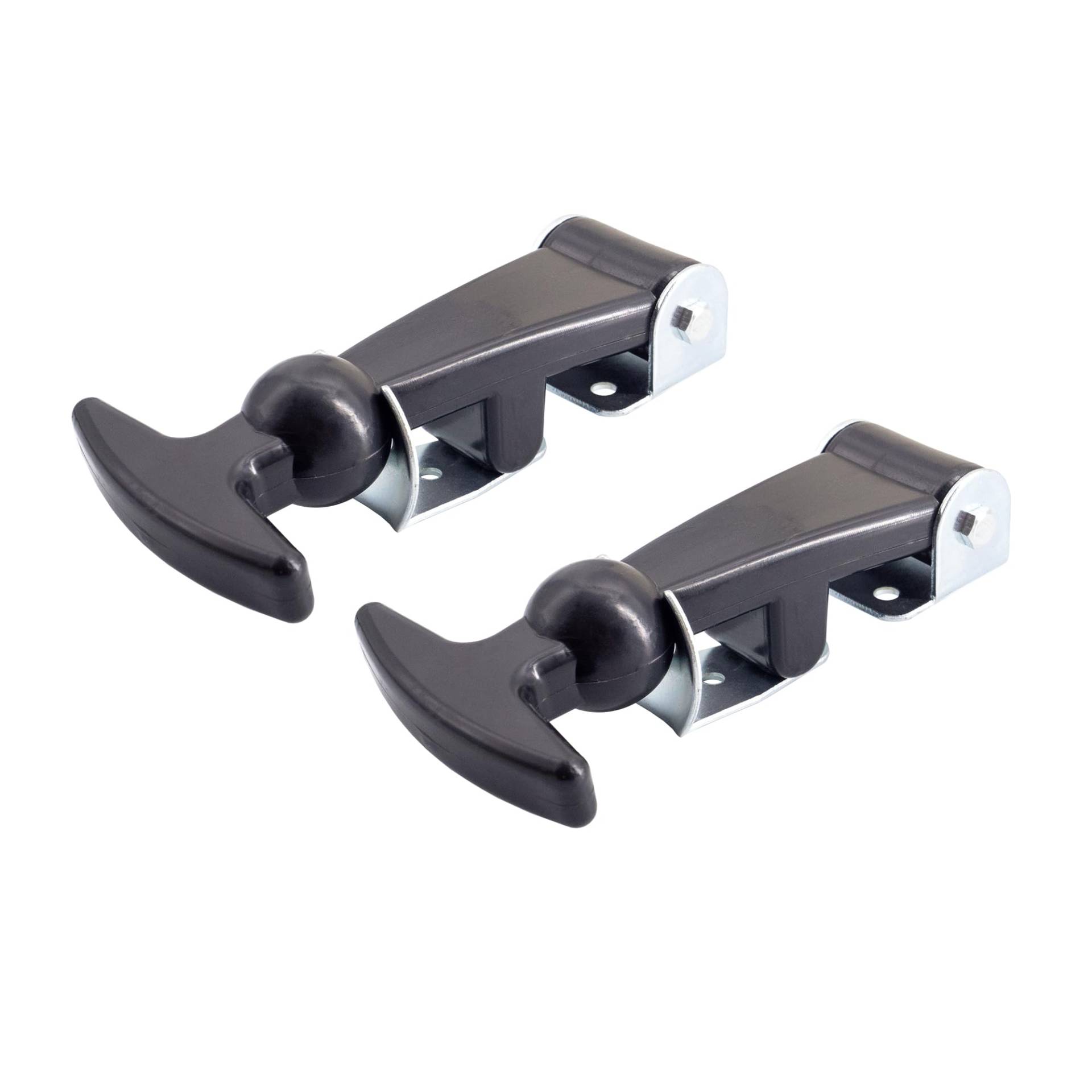 Simoni Racing Universal Motorhaubenhaken Type 6 - Silber/Schwarz - Quick Release von Simoni Racing