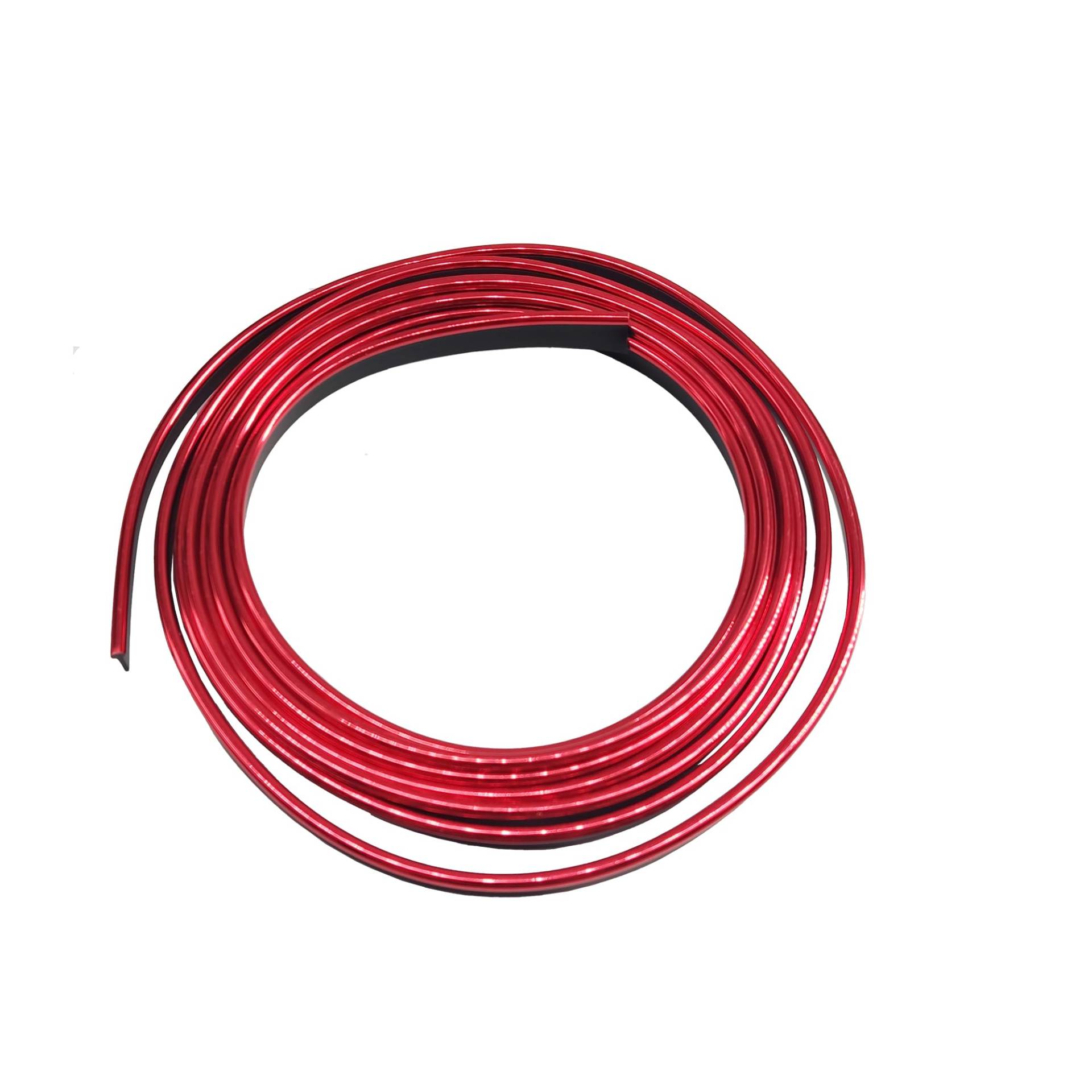 Simoni Racing Innenraum Zierleiste Chrom - Rot - 3 Meter von Simoni Racing